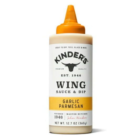 KINDERS - Garlic Parmesan Wing Sauce & Dip 12.7OZ ( Pack of 6)