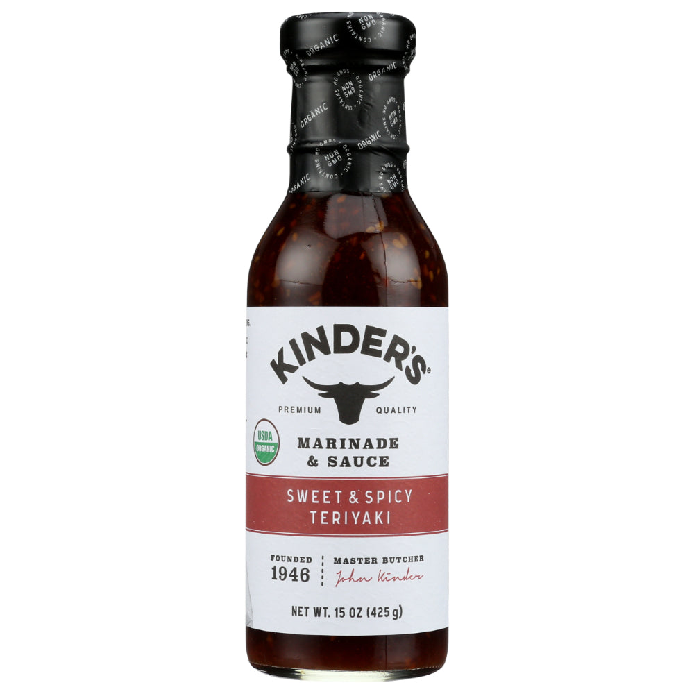 KINDERS - Red Teriyaki Sauce 15OZ ( Pack of 6)