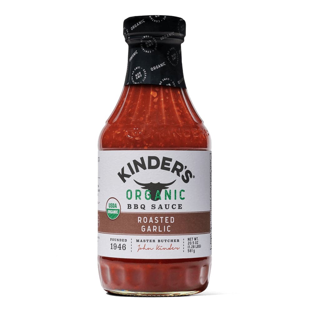 Kinder's - Organic Roasted Garlic BBQ Sauce 17.5 OZ - (Pack of 6)