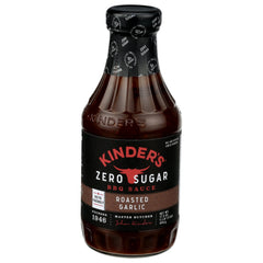 KINDERS - Roasted Garlic Sugar-Free BBQ Sauce 17.5OZ ( Pack of 6)