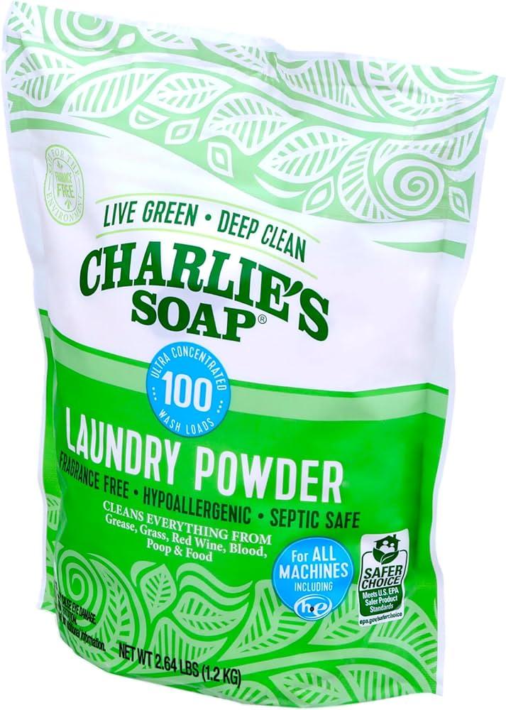 CHARLIES SOAP - LAUNDRY POWDER 2.64LB ( Pack of 6)