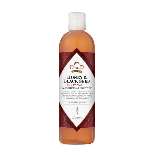 NUBIAN HERITAGE - Body Wash Honey Black Seed 13FO ( Pack of 3)