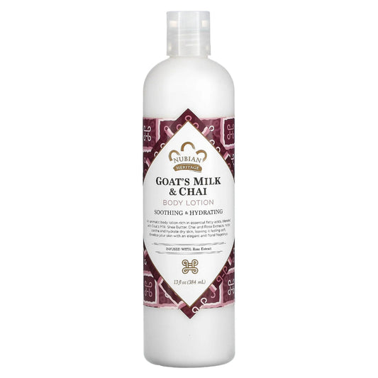 NUBIAN HERITAGE - Goat's Milk and Chai Body Lotio 13FO ( Pack of 3)