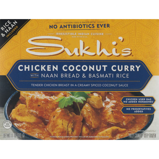 SUKHIS - Chicken Coconut 11oz, (Pack of - 6 )