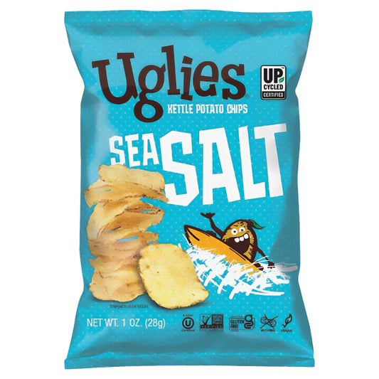 UGLIES - Original Sea Salt Potato Chips 1OZ ( Pack of 32)
