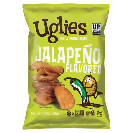UGLIES - Jalapeno Kettle Chips 1OZ ( Pack of 32)
