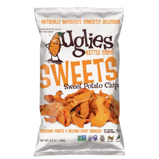 UGLIES - Sweet Potato Kettle Chips 5.5OZ ( Pack of 12)