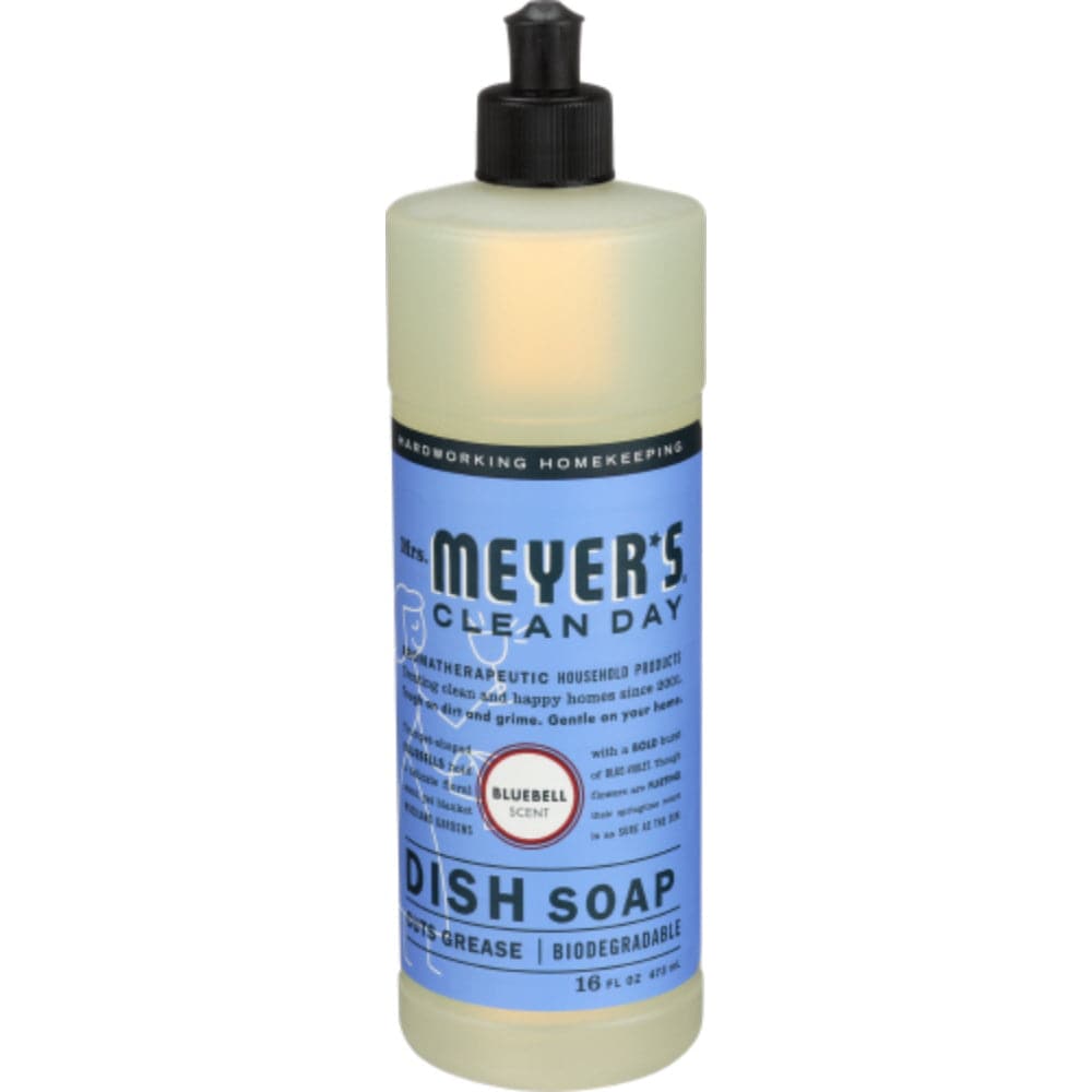 Mrs. Meyers Clean Day - Dish Soap Liquid Bluebell, 16 Floz