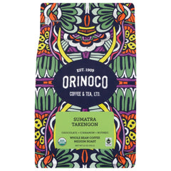 Orinoco Coffee & Tea - Sumatran Whole Bean Coffee 12 OZ - (Pack of 6)