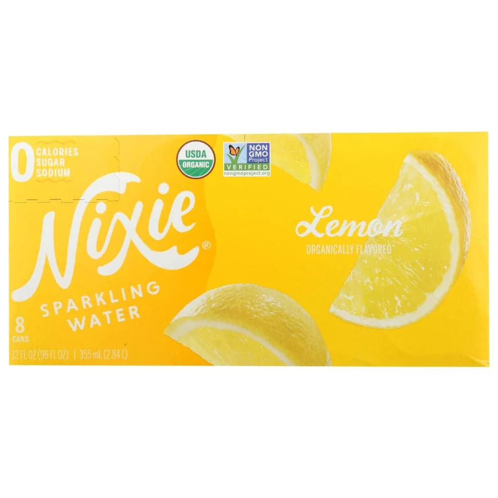 NIXIE - Lemon Sparkling Water, 8pk