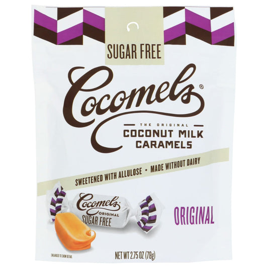 COCOMELS - Caramels Milk Coconut Sugar Organic 2.75OZ ( Pack of 6)