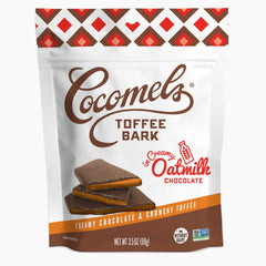 Cocomels - Oatmilk Chocolate Toffee Bark 3.5 OZ - Pack of 6