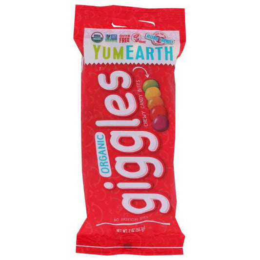YumEarth - Giggles Green Apple & Go Candy, 2 oz | Pack of 12