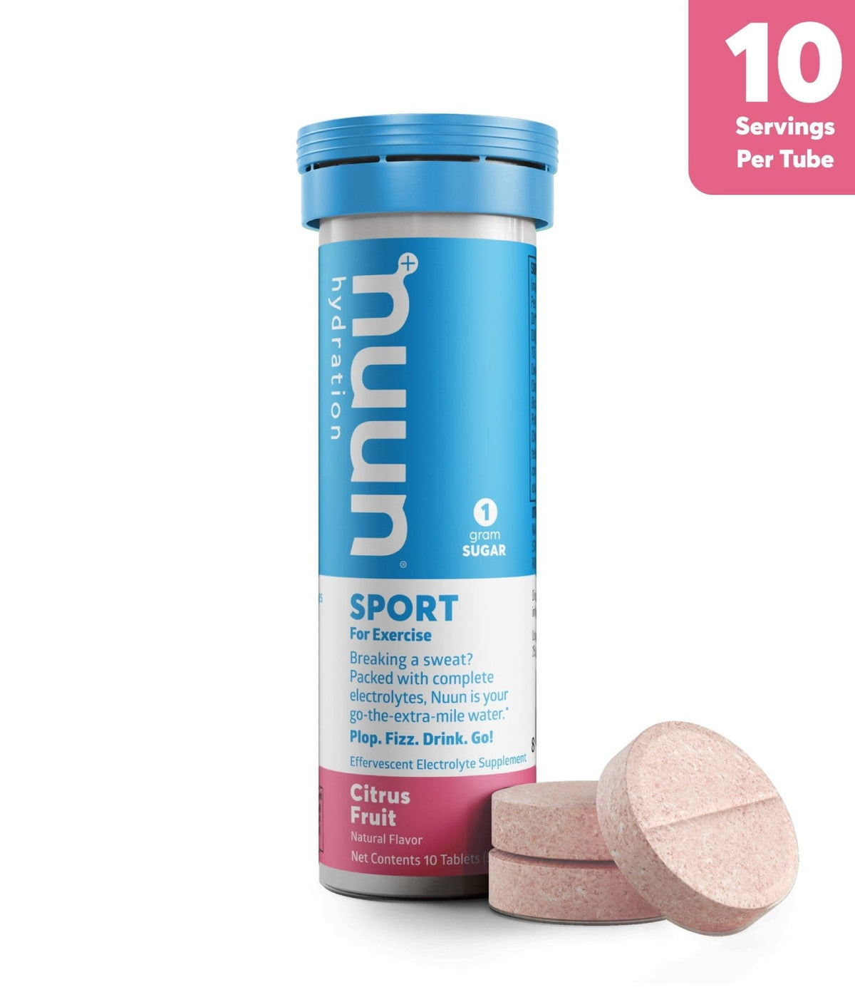 Nuun Hydration Nuun Active - Citrus Fruit, 10ct
 | Pack of 8 - PlantX US