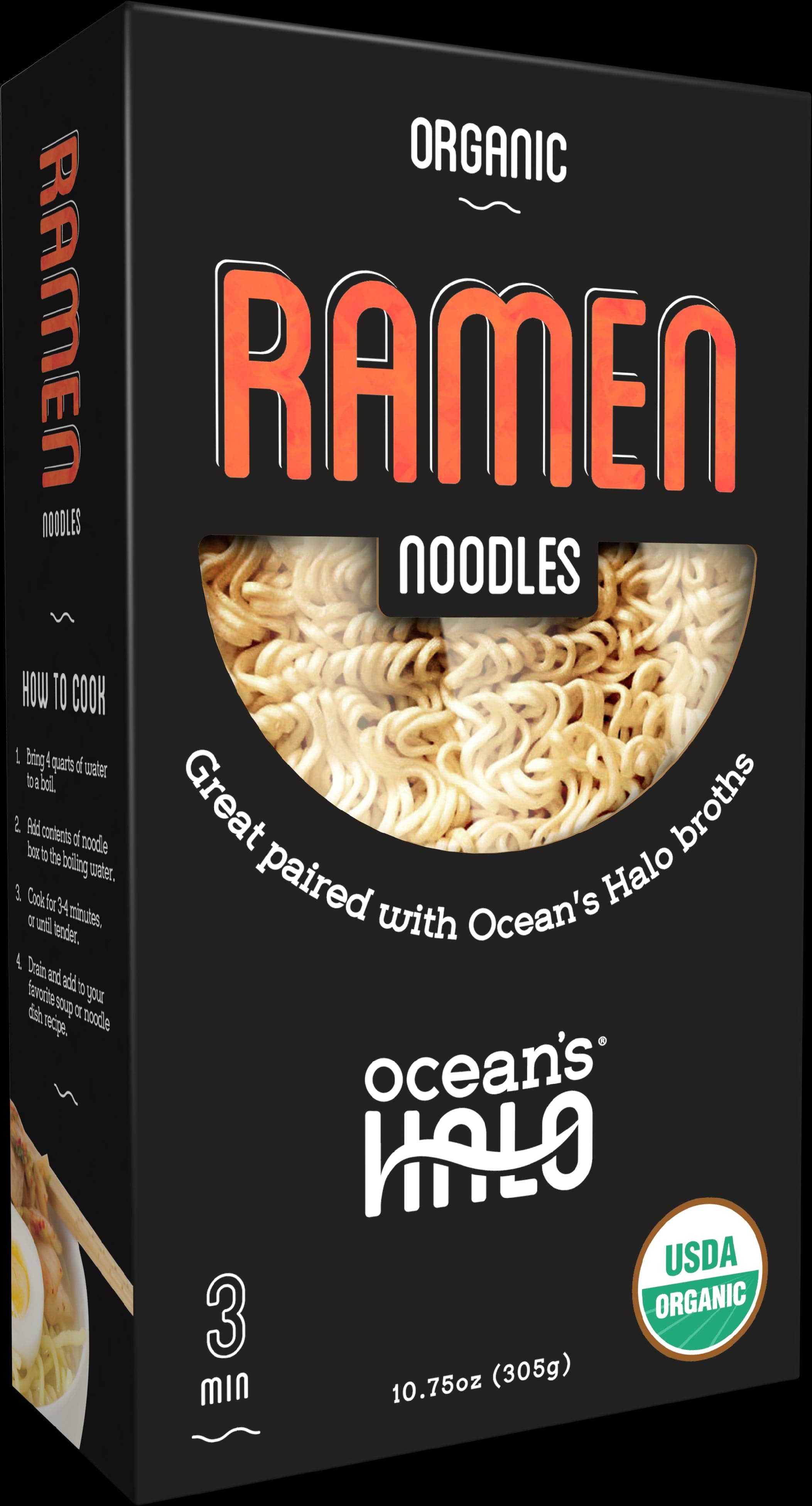 Ocean's Halo Organic Ramen Noodle 8.4 Oz
 | Pack of 5 - PlantX US