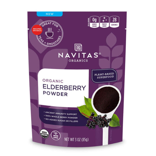 NAVITAS - Elderberry Powder 3OZ ( Pack of 6)
