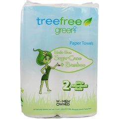 GREEN2 - Paper Towel 65 Sheet Tree 2PC ( Pack of 24)