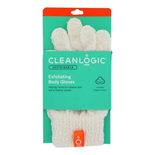 CLEANLOGIC - Sustainable Bath Gloves 1PR ( Pack of 6)