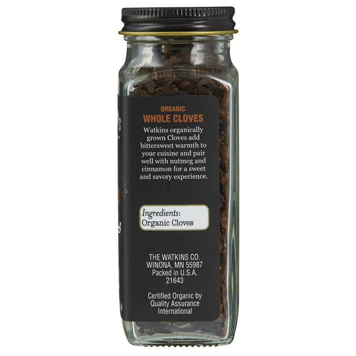 Watkins - Organic Whole Cloves, 1.5oz - back