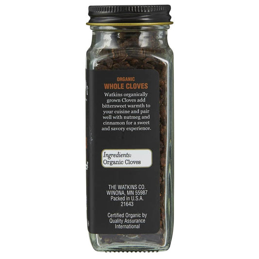 Watkins - Organic Whole Cloves, 1.5oz - back