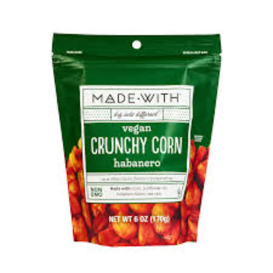MADE WITH - Corn Crunchy Habanero 6OZ ( Pack of 12)