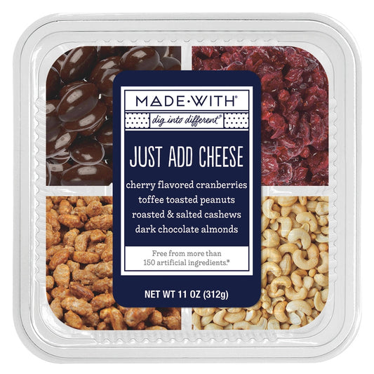 MADE WITH - Dark Chocolate Cranberry Nut Clusters 11OZ ( Pack of 12)