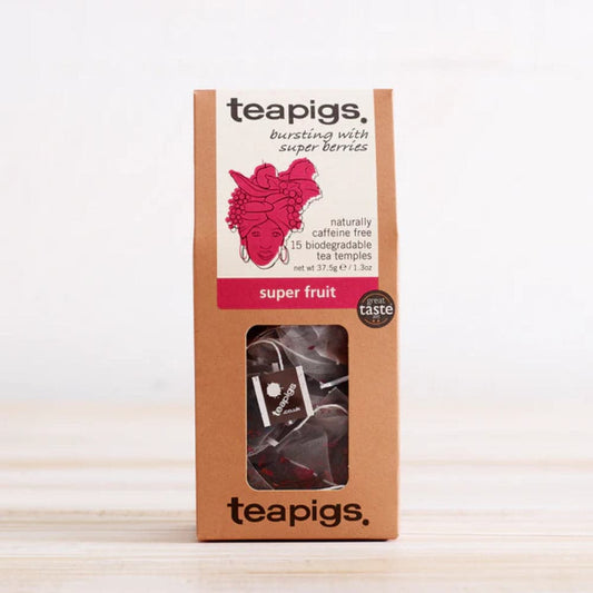 teapigs - Super Fruit Herbal Tea Bags 15 BG - (Pack of 6)