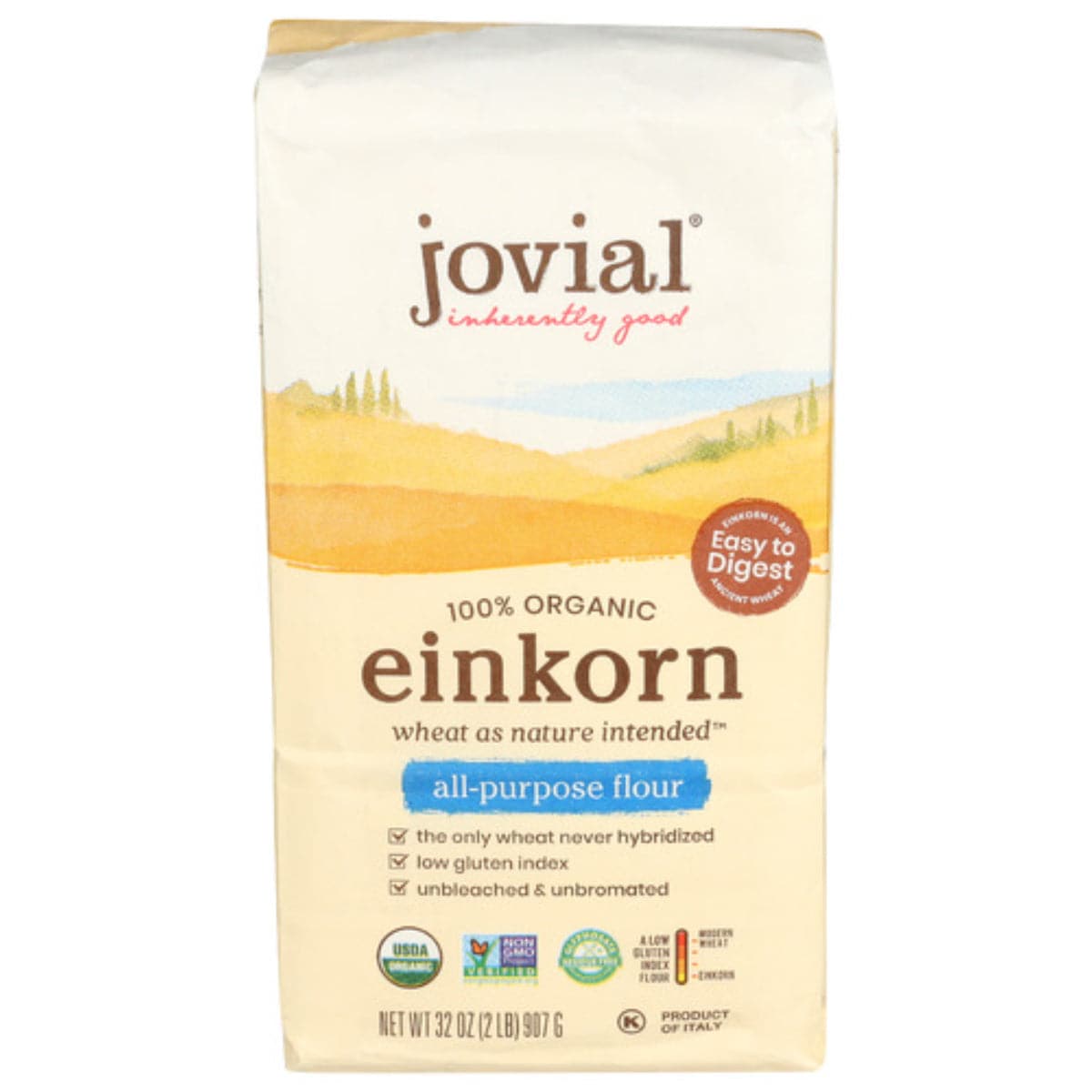 Jovial - Flour Organic Einkorn All-Purpose, 32 Oz - Pack of 5