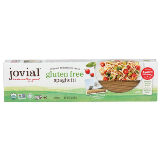 Jovial - Organic Brown Rice Spaghetti Pasta, 12 Oz - Pack of 12