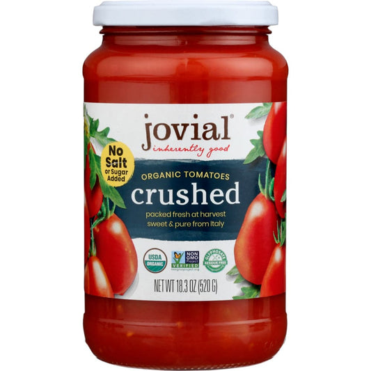 Jovial - Organic Crushed Tomatoes, 18.3 Oz - Pack of 6