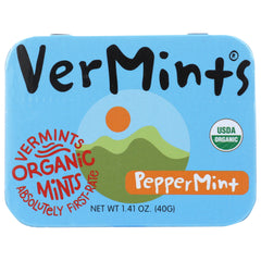 VERMINTS - Organic Peppermint Candy 1.41OZ ( Pack of 6)