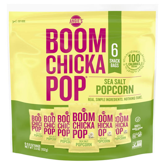 ANGIES - Sea Salt & Buttermilk Popcorn 3.6OZ ( Pack of 4)