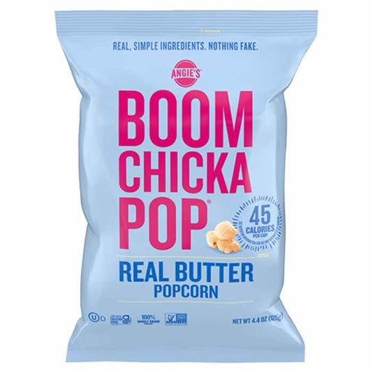 ANGIES - Boomchickapop Real Butter Popcor 4.4OZ ( Pack of 12)