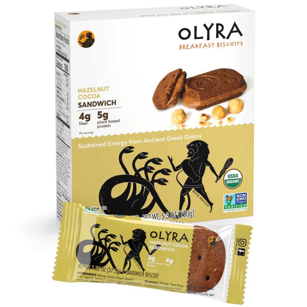 Olyra - Breakfast Sandwich Biscuit Hazelnut Cocoa