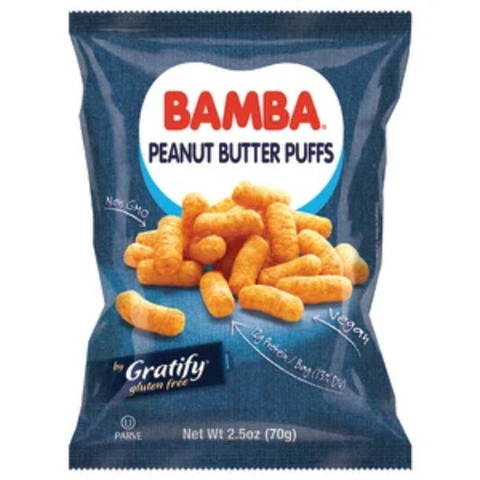 GRATIFY - Bamba Peanut Puffs 2.5OZ ( Pack of 12)