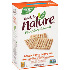 Back to Nature - Whole Wheat Crackers Rosemary & Olive Oil