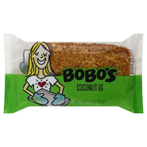 Bobo's - Coconut Oat Bar, 3oz | Pack of 12 - PlantX US