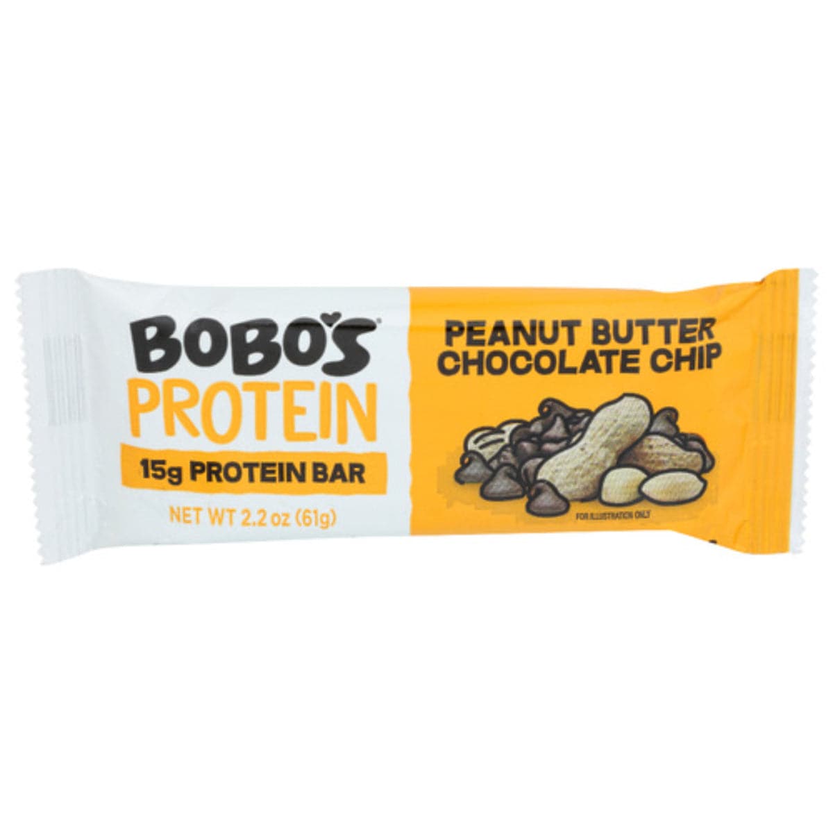 Bobos Oat Bars - Chocolate Chip Peanut Butter Protein Bar 2.2 OZ - Pack of 12