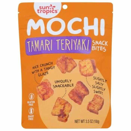 SUN TROPICS - Tamarind Teriyaki Mochi Snack Bites 3.5OZ ( Pack of 12)