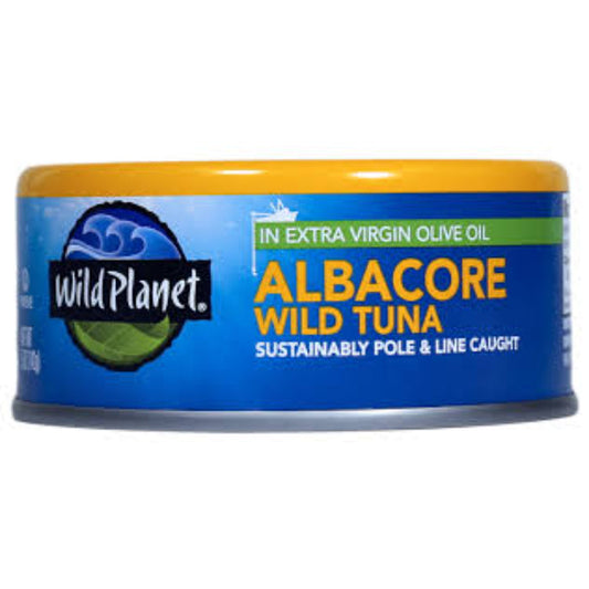 WILD PLANET - Albacore Tuna in Extra Virgin Olive Oil 5OZ ( Pack of 12)
