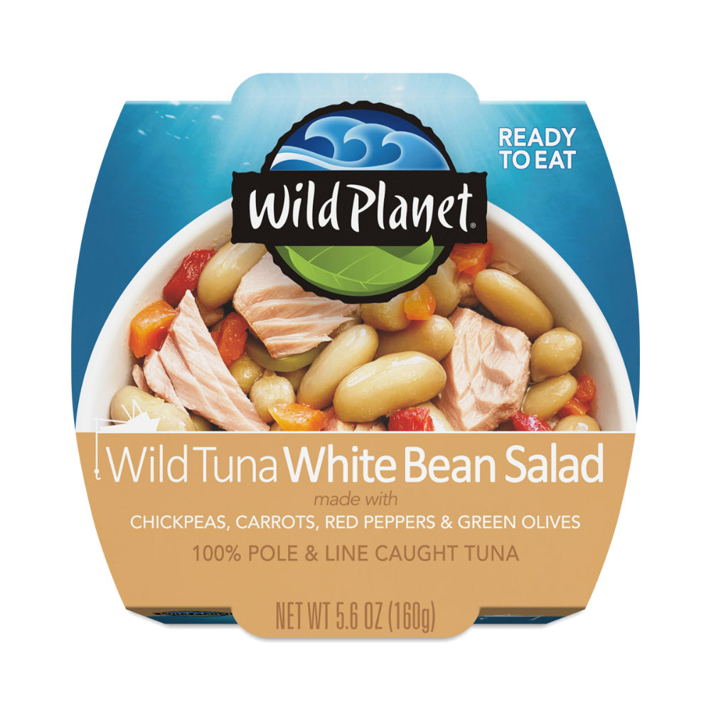 WILD PLANET - Tuna White Bean Salad Wild Planet 5.6OZ ( Pack of 9)