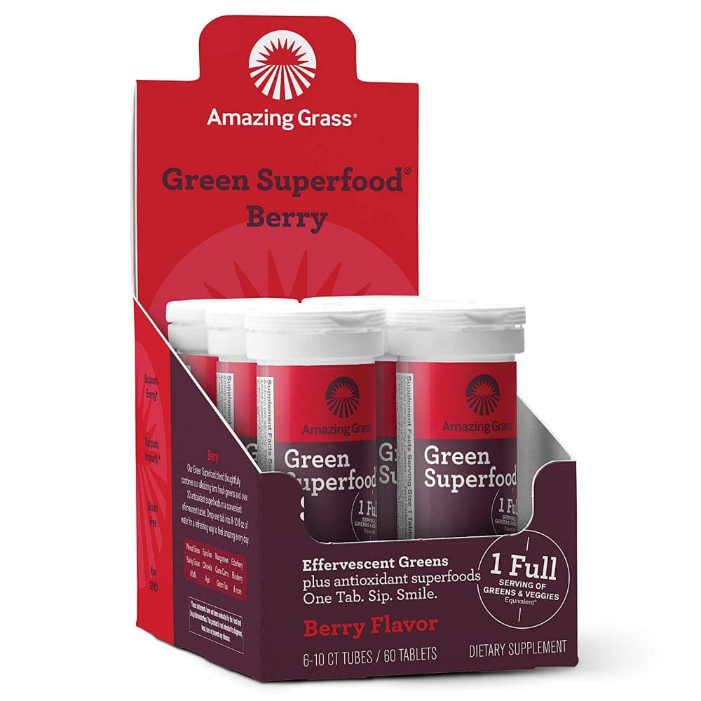 Amazing Grass - Green Superfood Effervescent Greens Berry Flavor