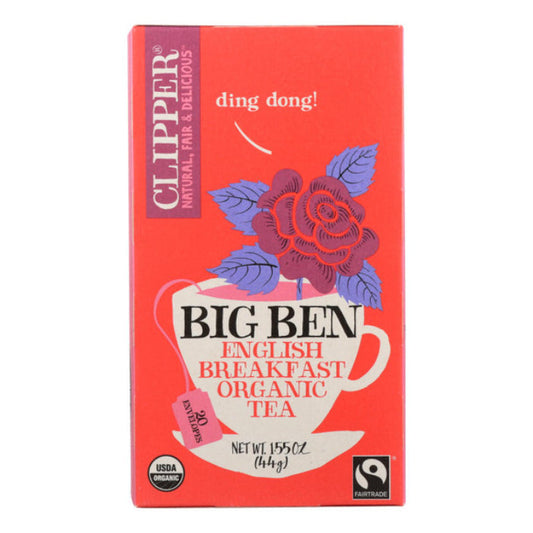CLIPPER - Organic English Breakfast Tea 1.55OZ ( Pack of 6)