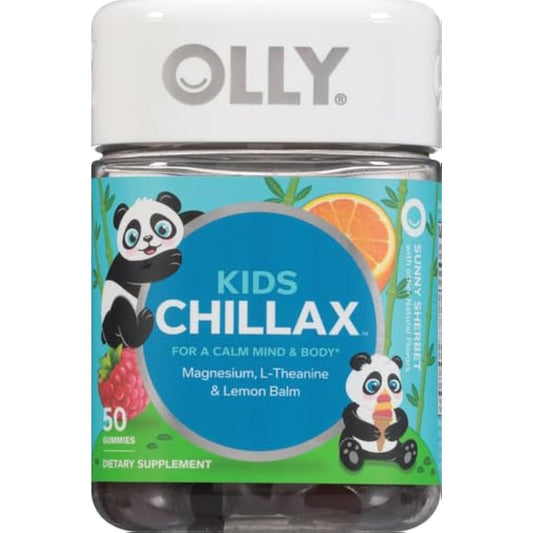 OLLY - Olly Kids Chillax Gummy Raspberry 50PC ( Pack of 1)