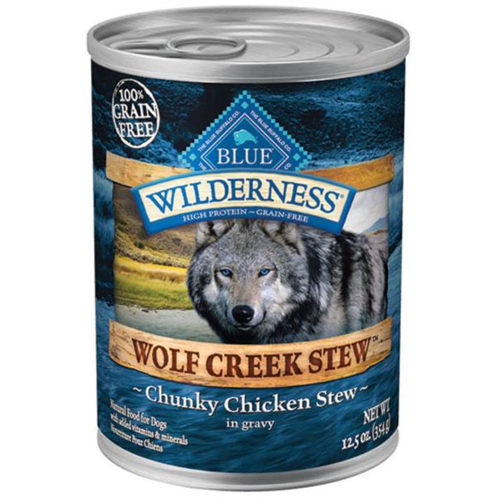 Blue Buffalo - Wilderness Wolf Creek Stew Chunky Chicken Stew Wet Dog food