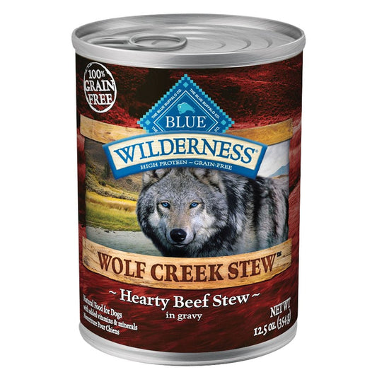 BLUE BUFFALO - Beef Stew Dog Food 12.5OZ ( Pack of 12)