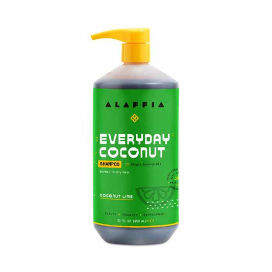 ALAFFIA - Coconut & Lime Shampoo 32FO ( Pack of 1)