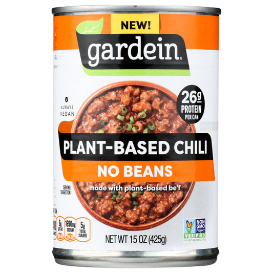GARDEIN - Vegetable Chili No Beans 15OZ ( Pack of 12)
