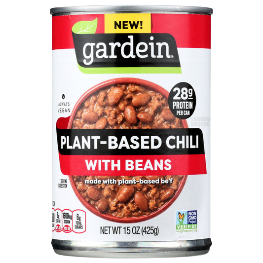 GARDEIN - Vegetable Chili With Beans 15OZ ( Pack of 12)