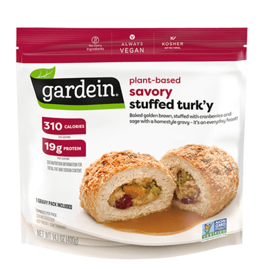 GARDEIN - Plant-Based Turkey Stuffed 14.1OZ ( Pack of 8)